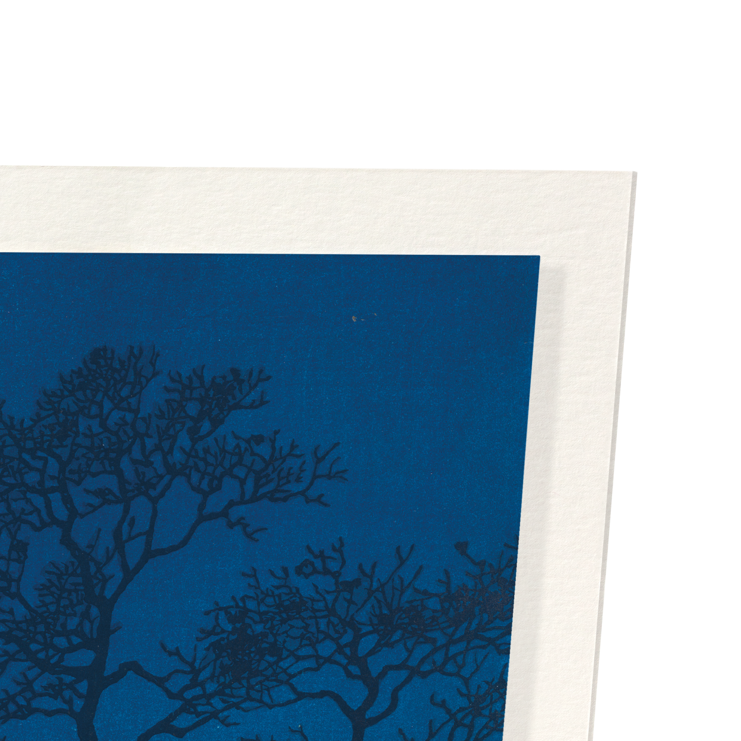 WINTER MOON OVER TOYAMA PLAIN: Japanese Art Print