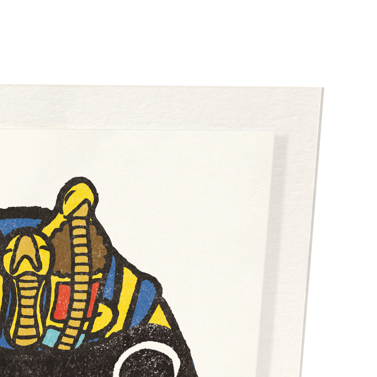 EGYPTIAN EZEN FROG: Art Print