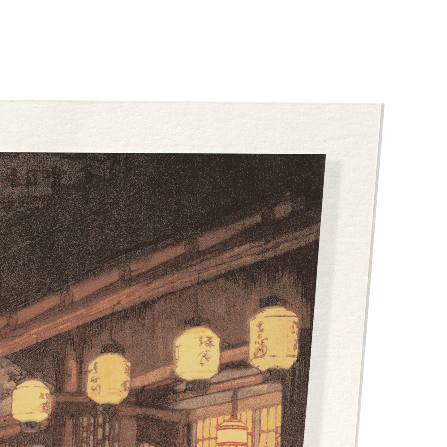 A LITTLE RESTAURANT: Japanese Art Print
