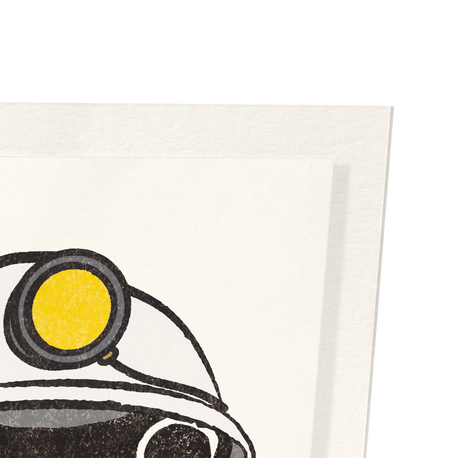 COAL MINER EZEN FROG: Art Print