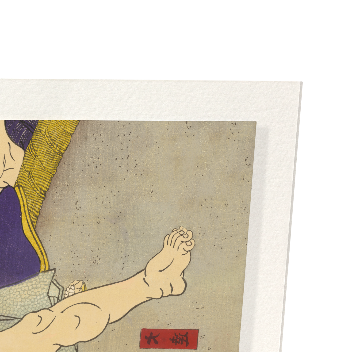 SUMO WRESTLERS IN THE RING (1877): Japanese Art Print