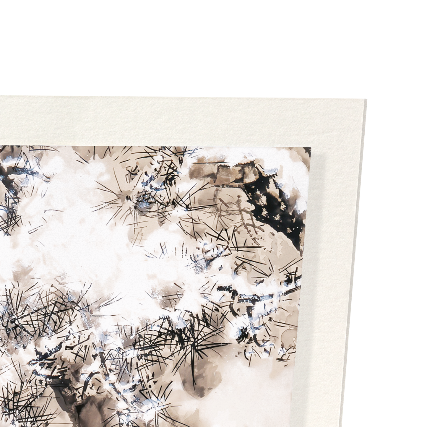 MONKEYS IN PINE TREES (1853): Japanese Art Print