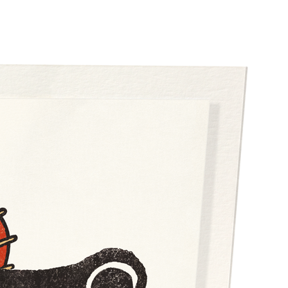 JAPANESE MALE EZEN FROG: Art Print