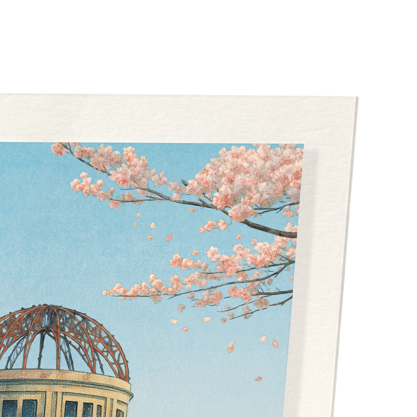 HIROSHIMA PEACE MEMORIAL: Japanese Art Print