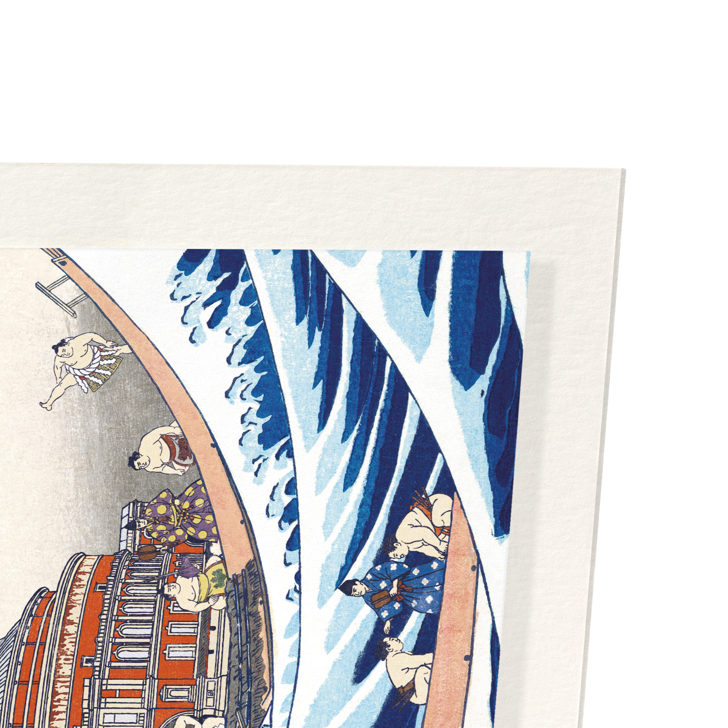 GREAT WAVE OF SUMO IN LONDON: Japanese Art Print