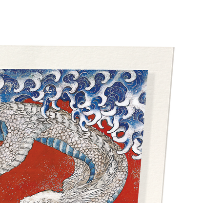 HOKUSAI'S DRAGON (1844): Japanese Art Print