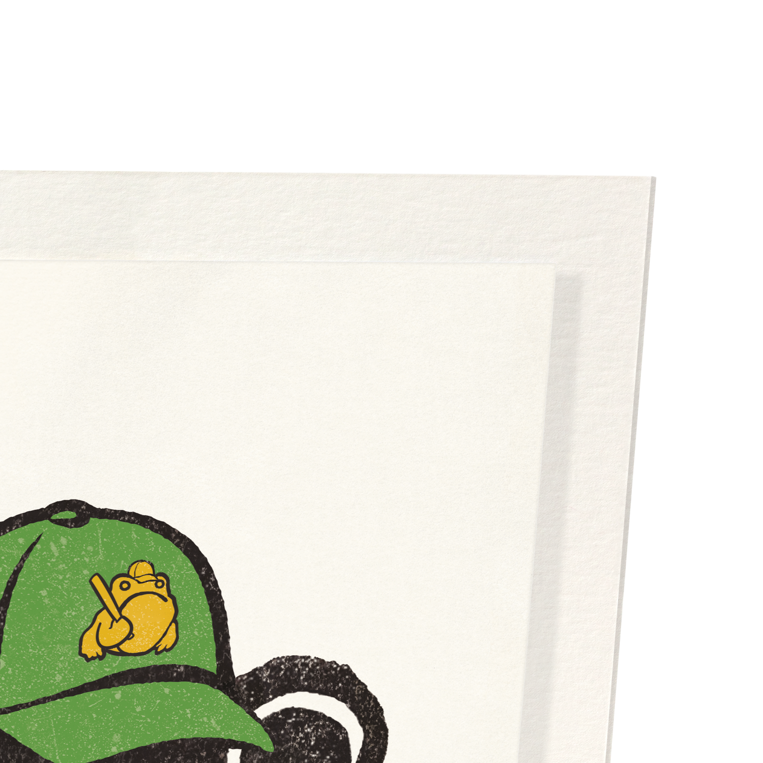 BASEBALL EZEN FROG: Art Print