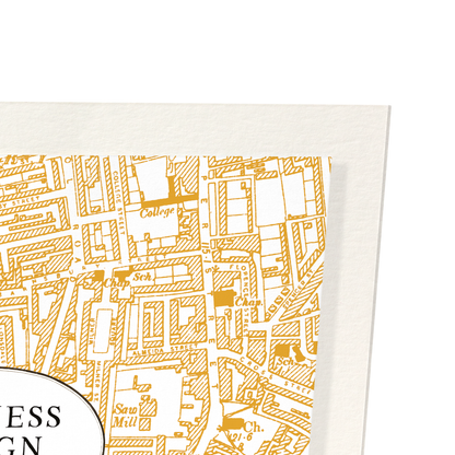BUSINESS DESIGN CENTRE: Map Zoom Art Print