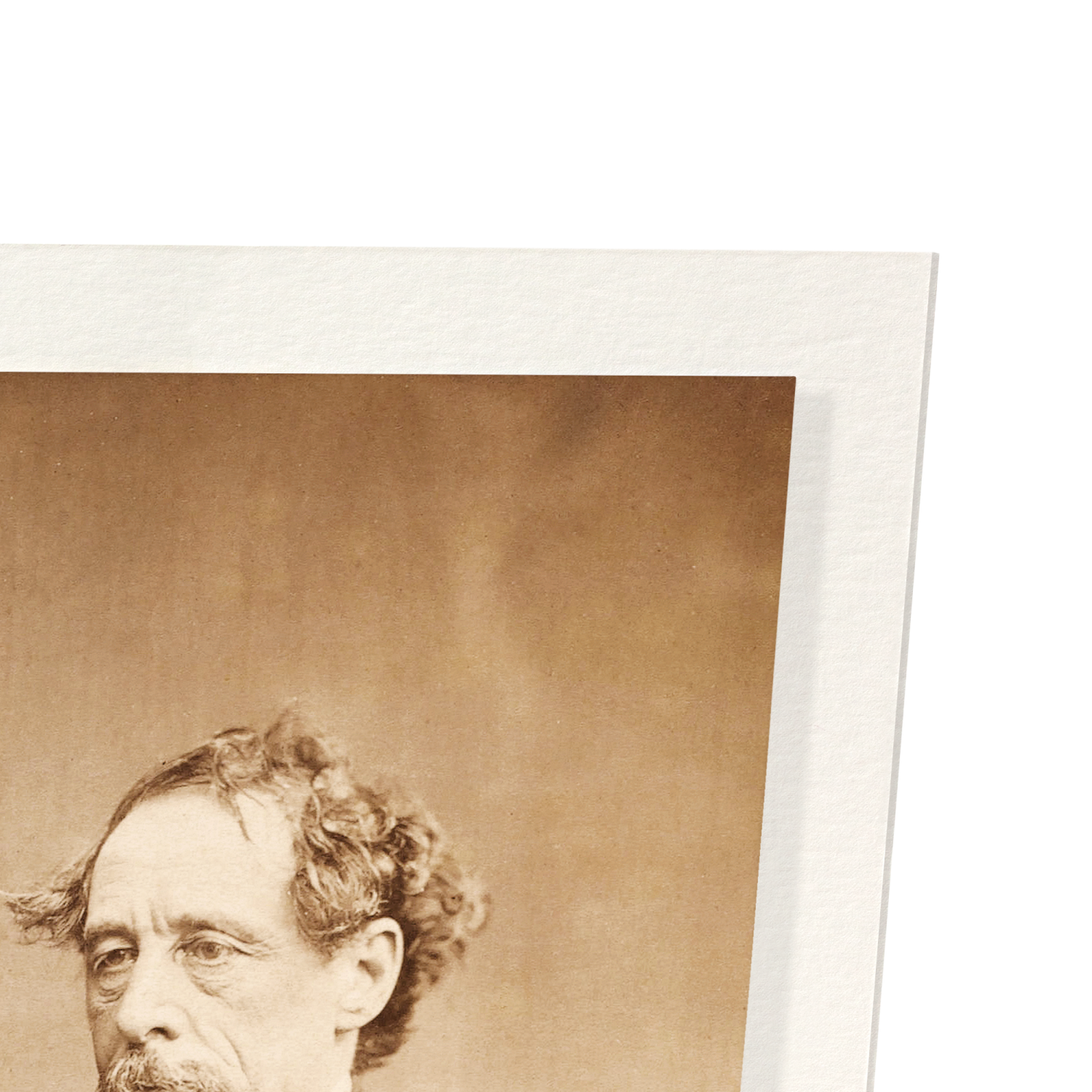 PORTRAIT OF CHARLES DICKENS (C. 1860): Photo Art Print