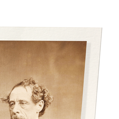 PORTRAIT OF CHARLES DICKENS (C. 1860): Photo Art Print