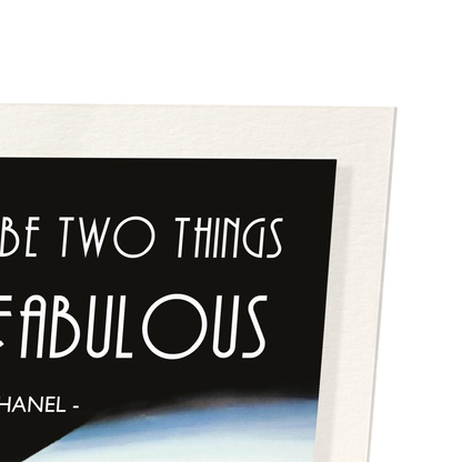 CLASSY AND FABULOUS: Vintage Art Print