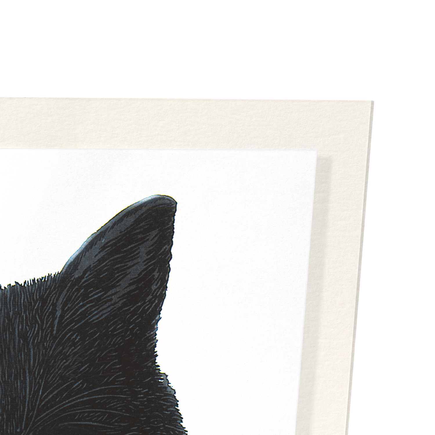 BIRTHDAY SCRABBLE CAT: Vintage Art Print