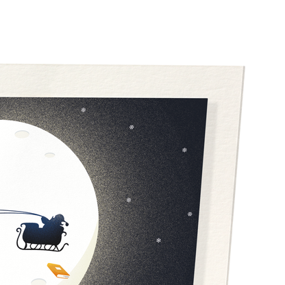 SHOWERING BOOKS OVER LONDON: Modern deco Art Print