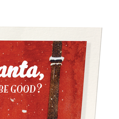 DEAR SANTA - TOO LATE?: Vintage Art Print