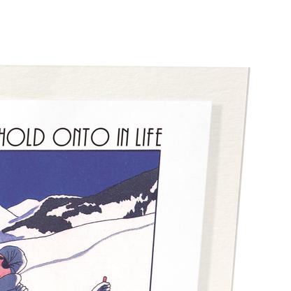 HOLD ONTO EACH OTHER: Vintage Art Print