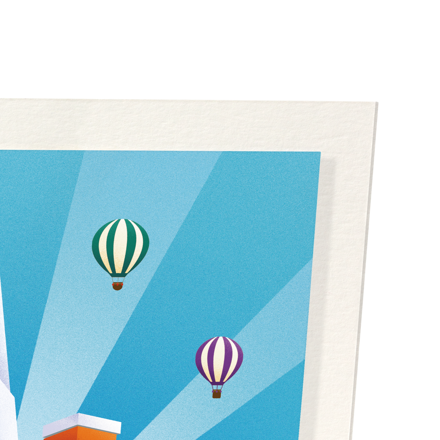 LONDON DECO BIRTHDAY: Modern deco Art Print