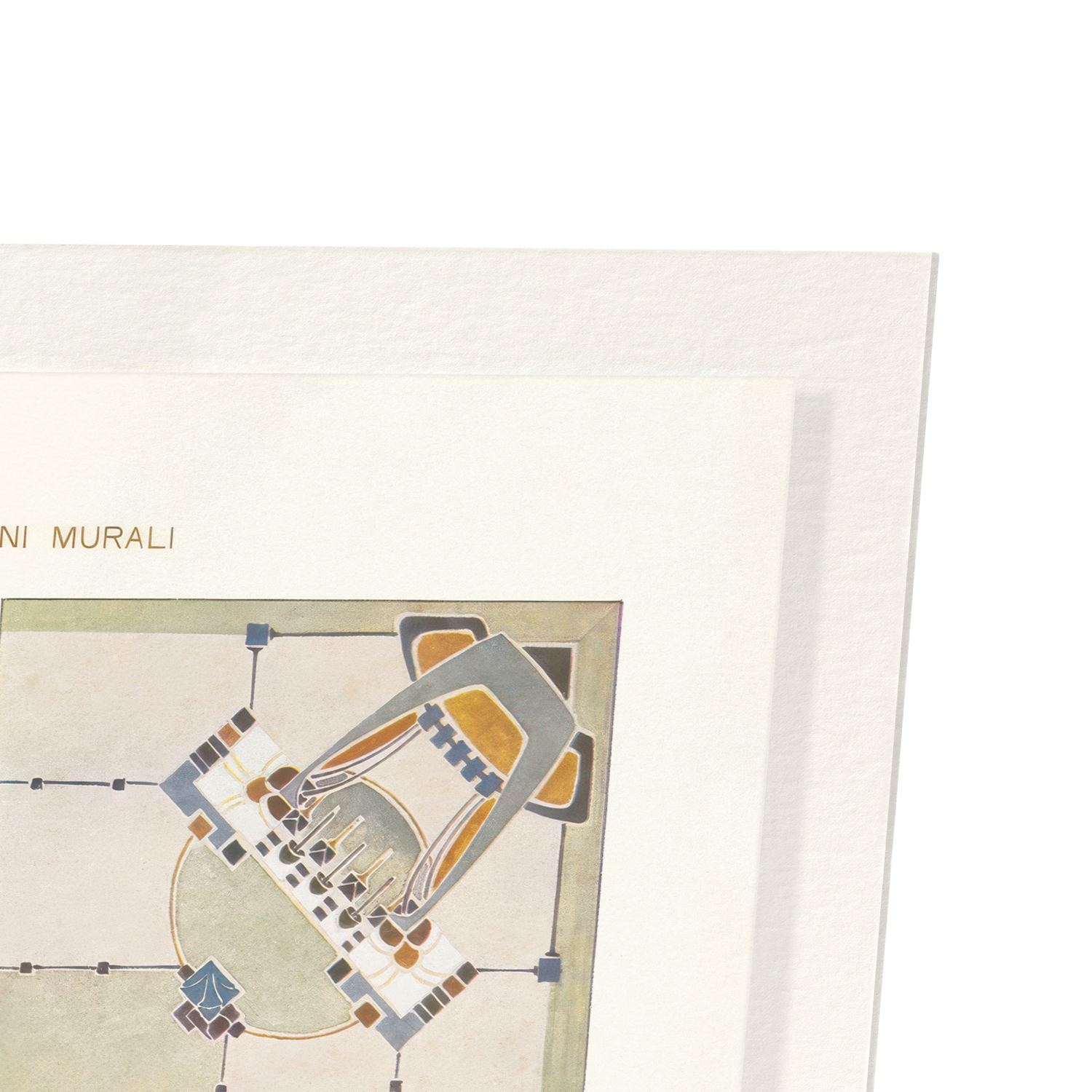 MODERN DECORATIVE ART VOL. I - PLATE 54 (1910): Vintage Art Print