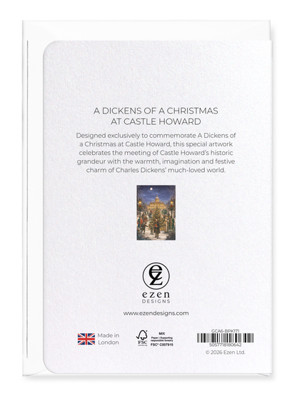 Ezen - A Dickens of a Christmas at Castle Howard - Greeting Card - Back