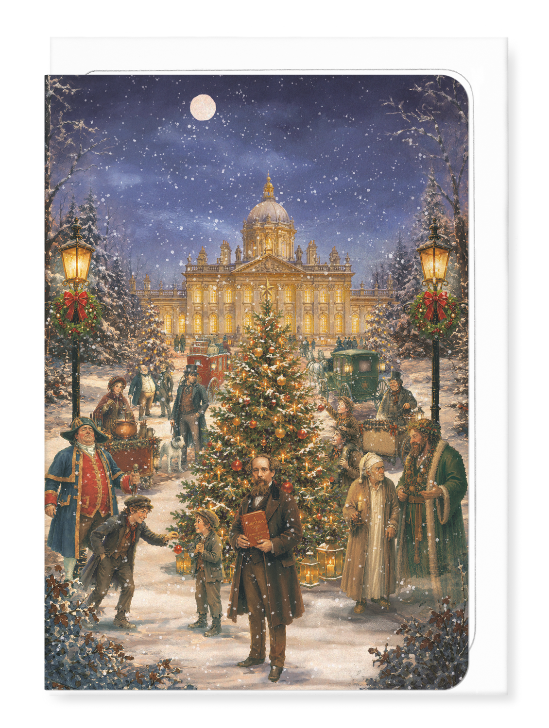 Ezen - A Dickens of a Christmas at Castle Howard - Greeting Card - Front