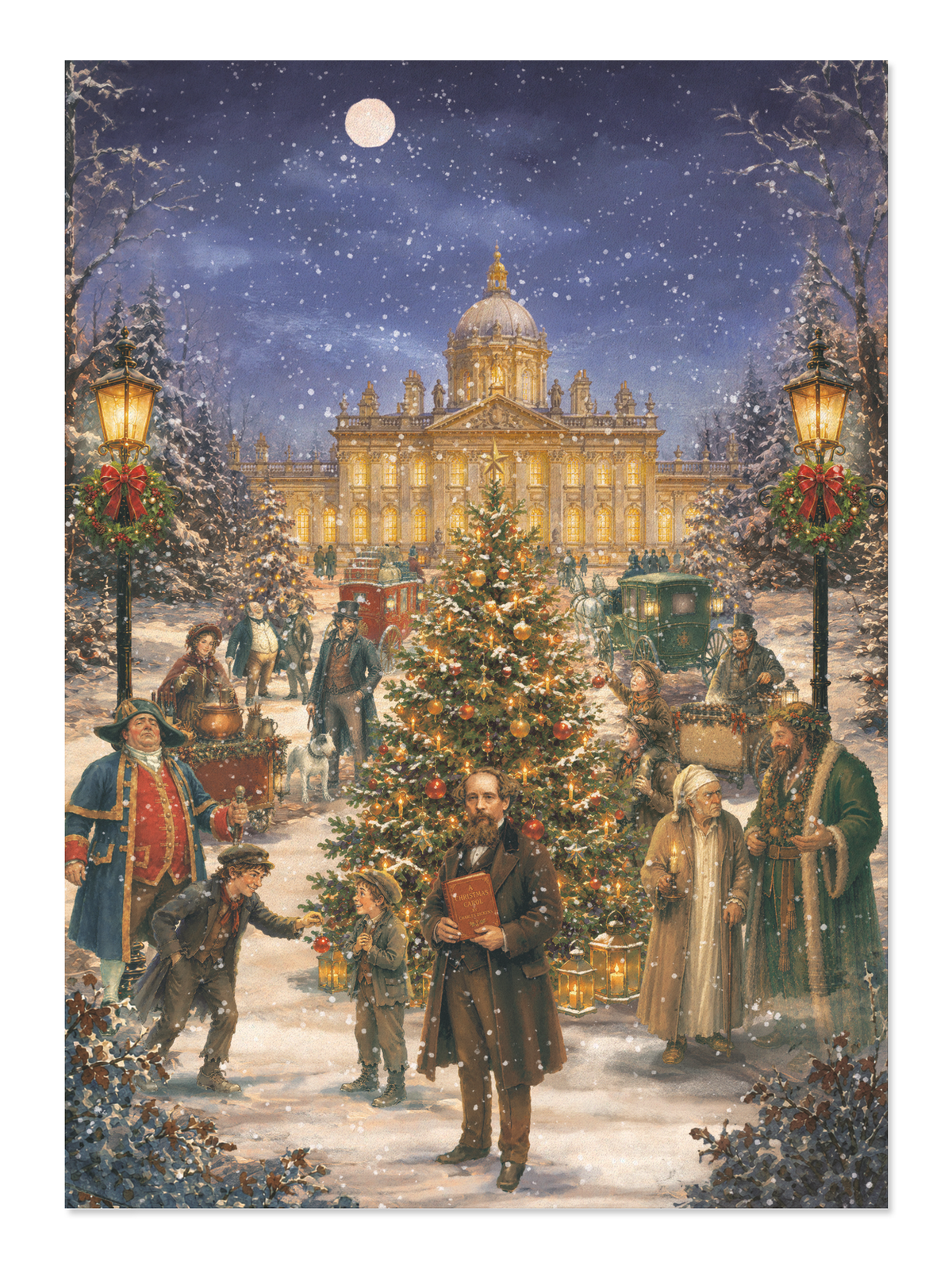 Ezen - A Dickens of a Christmas at Castle Howard - Postcard - Front