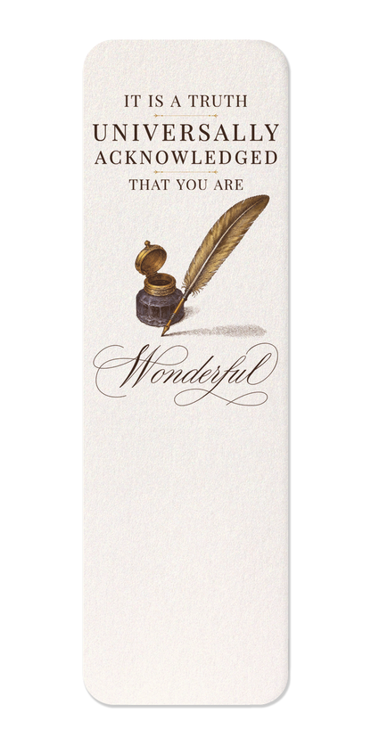 Ezen - A Truth Universally Acknowledged - Bookmark - Front