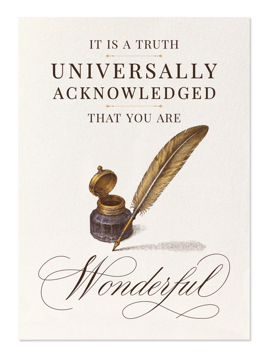 Ezen - A Truth Universally Acknowledged - Postcard - Front