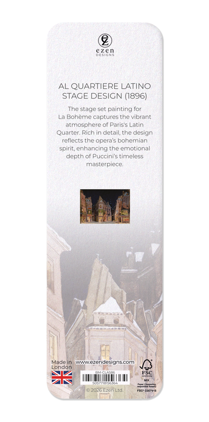 Ezen - Al Quartiere Latino Stage Design (1896) - Bookmark - Back