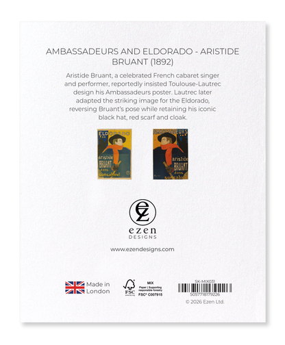 Ezen - Ambassadeurs and Eldorado - Aristide Bruant (1892) - Sticker Set