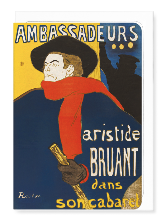 Ezen - Ambassadeurs - Aristide Bruant (1892) - Greeting Card - Front