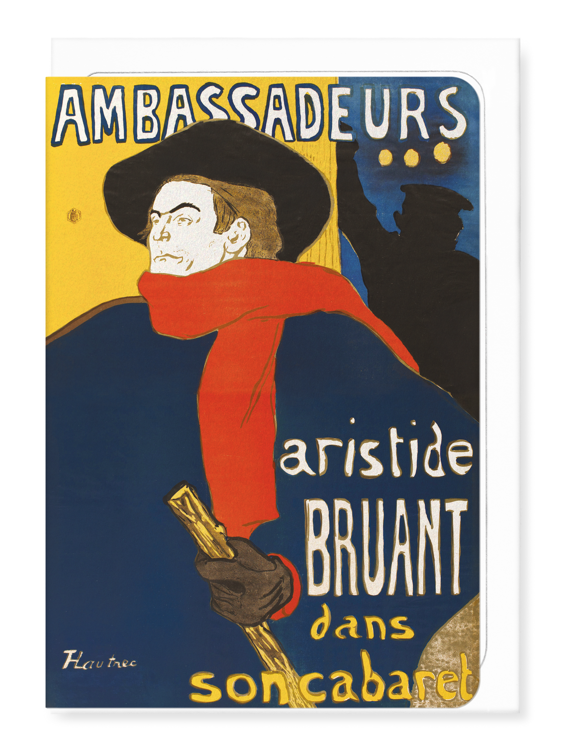 Ezen - Ambassadeurs - Aristide Bruant (1892) - Greeting Card - Front