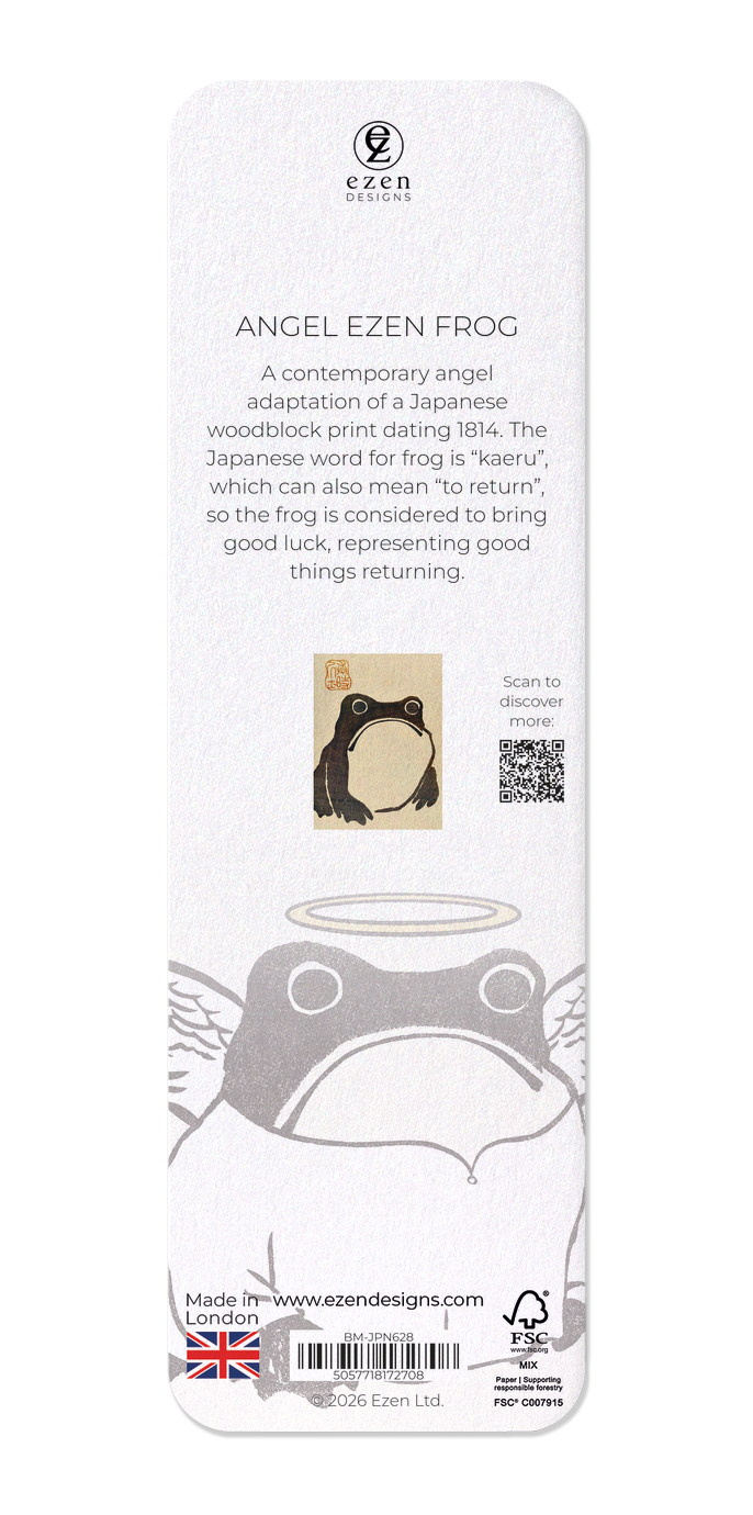 Ezen - Angel Ezen frog - Bookmark - Back