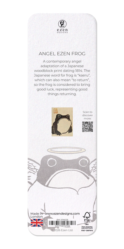 Ezen - Angel Ezen frog - Bookmark - Back
