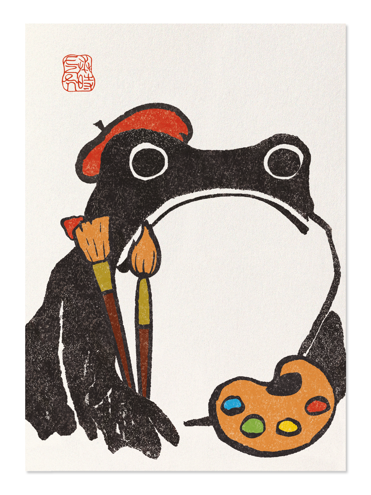 Ezen - Artist Ezen Frog - Postcard - Front
