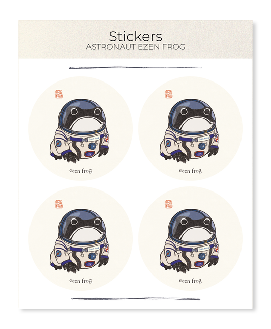 Ezen - Astronaut Ezen frog - Sticker Set