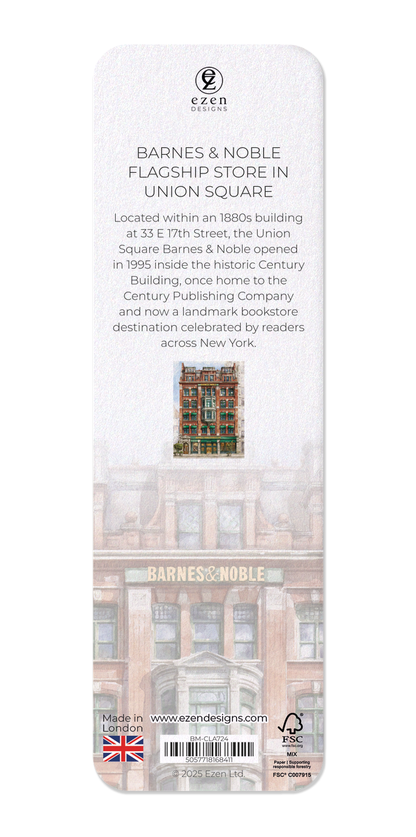 Ezen - Barnes & Noble Flagship Store in Union Square - Bookmark - Back