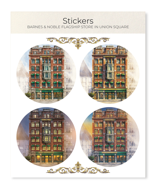 Ezen - Barnes & Noble Flagship Store in Union Square - Sticker Set