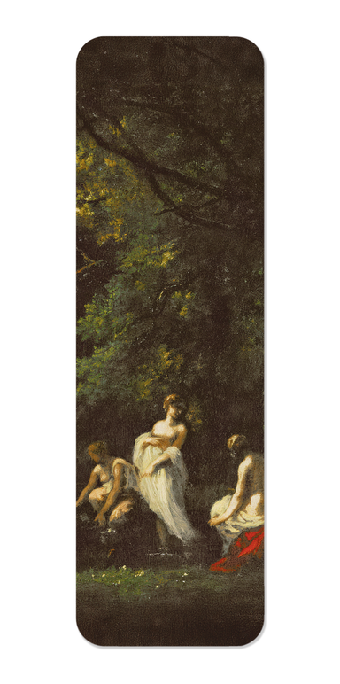 Ezen - Bathers by a Woodland Stream (1859) - Bookmark - Front