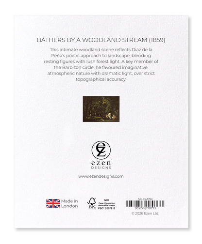Ezen - Bathers by a Woodland Stream (1859) - Sticker Set