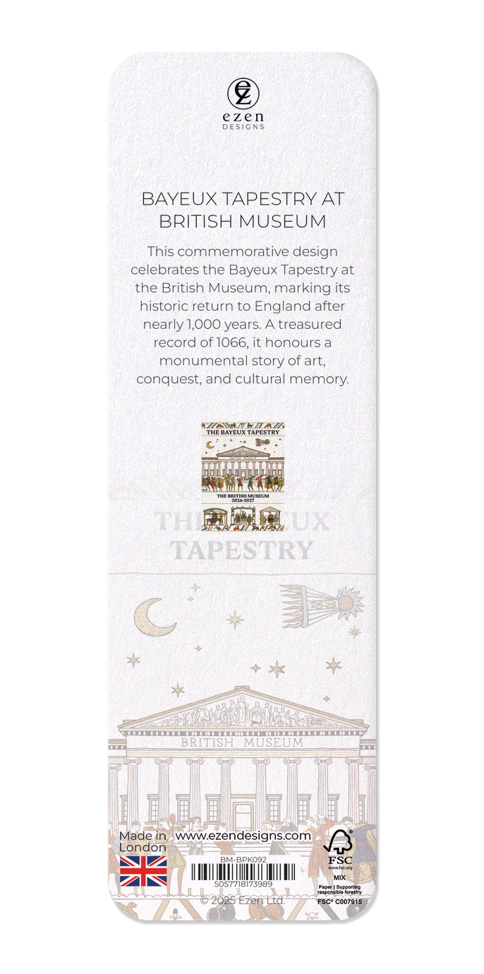 Ezen - Bayeux Tapestry at British Museum - Bookmark - Back