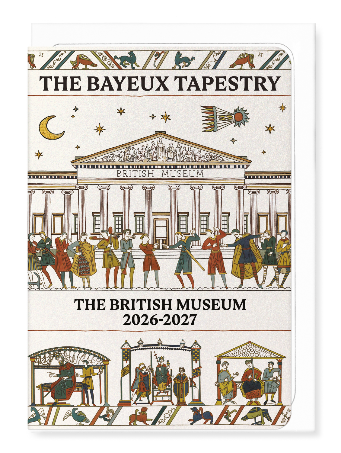 Ezen - Bayeux Tapestry at British Museum - Greeting Card - Front