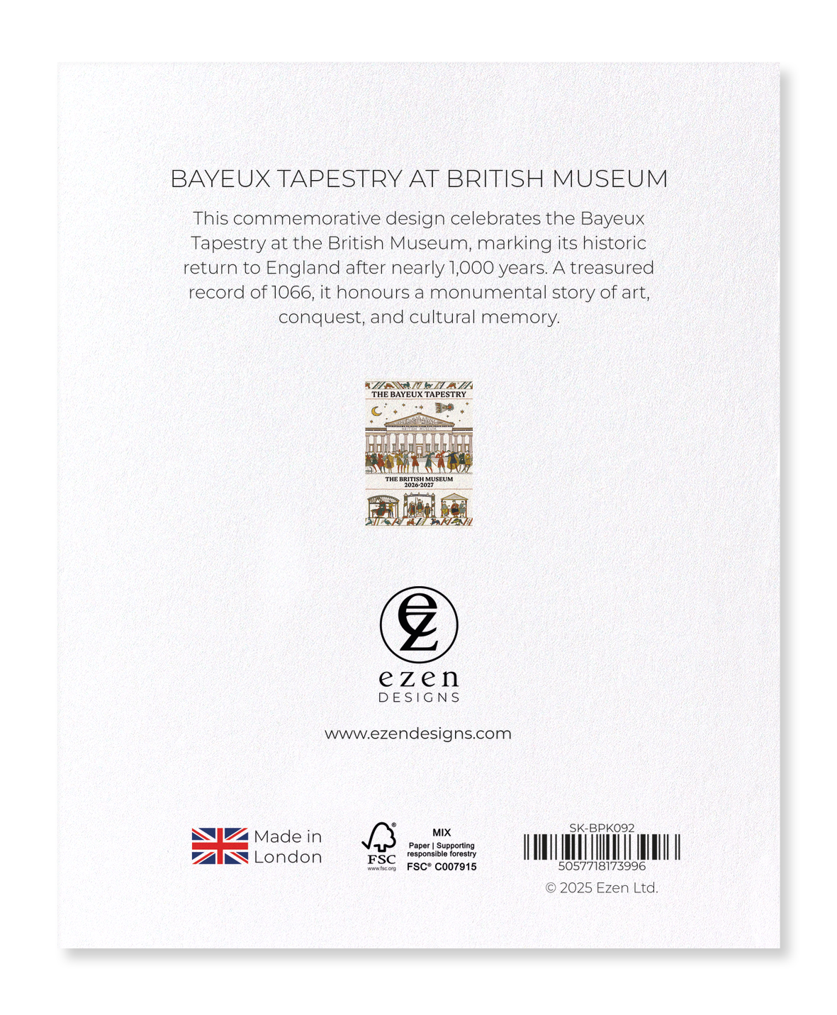 Ezen - Bayeux Tapestry at British Museum - Sticker Set