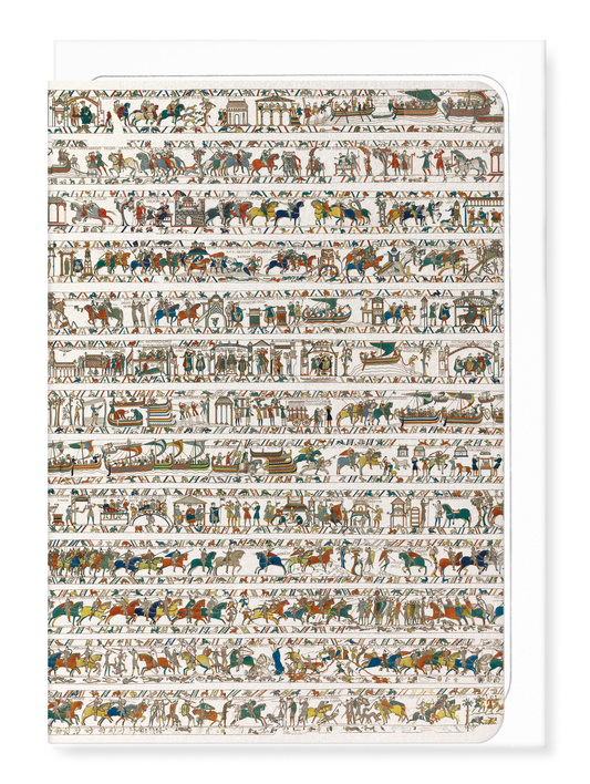 Ezen - Bayeux Tapestry (c. 1070) - Greeting Card - Front