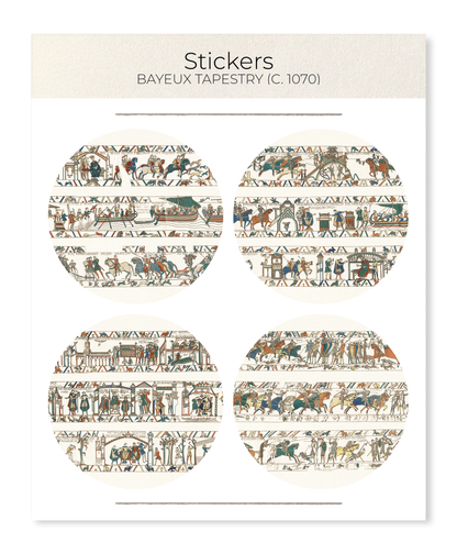 Ezen - Bayeux Tapestry (c. 1070) - Sticker Set