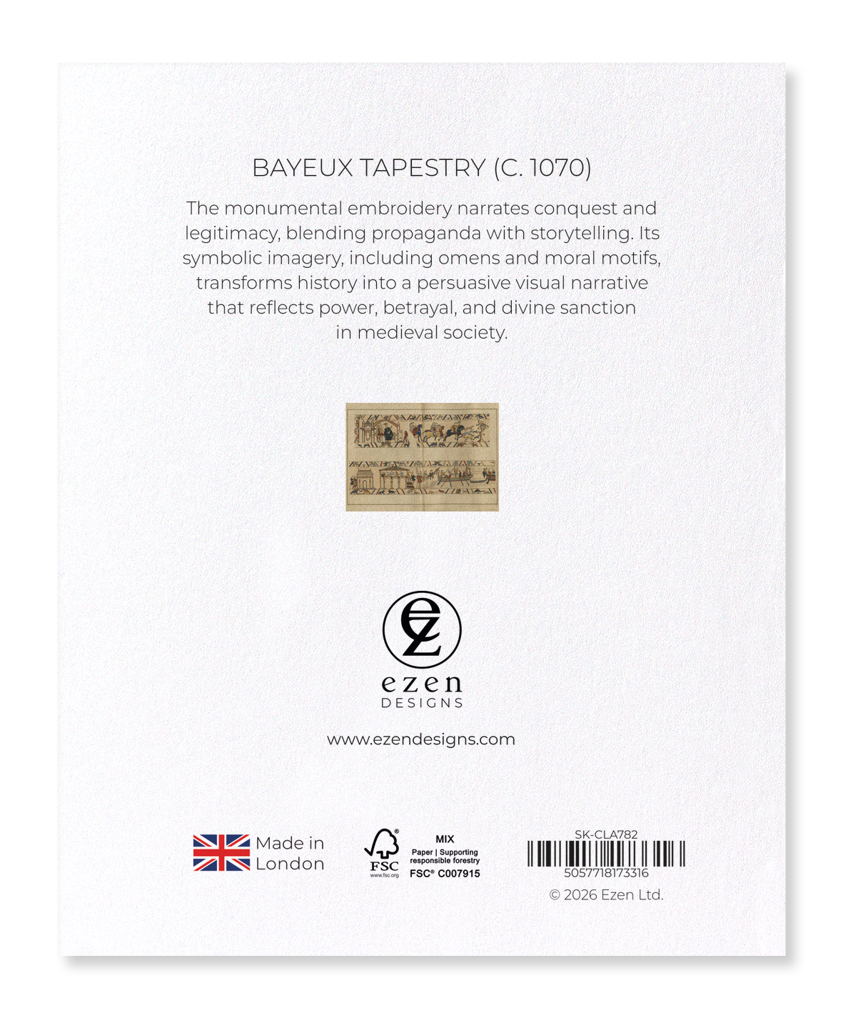 Ezen - Bayeux Tapestry (c. 1070) - Sticker Set