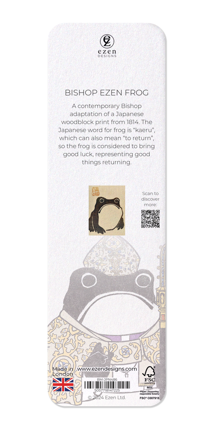 Ezen - Bishop Ezen frog - Bookmark - Back
