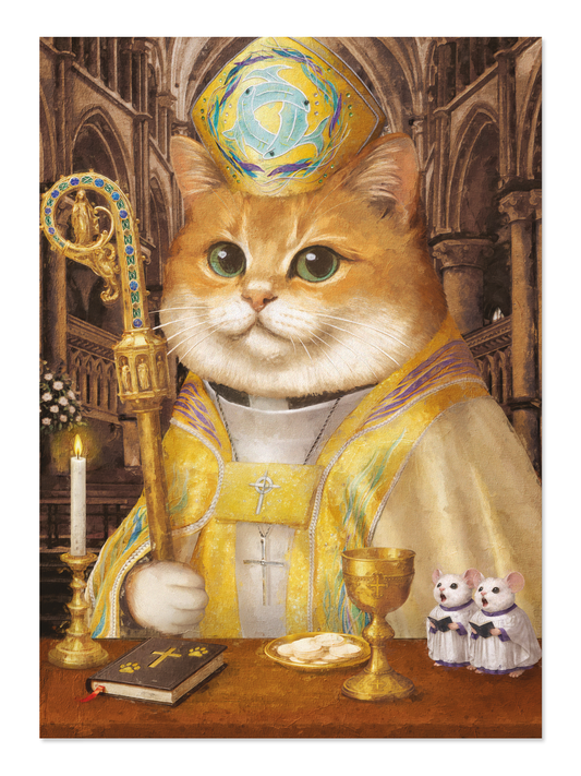 Ezen - Bishop Ginger Classic Cat - Postcard - Front
