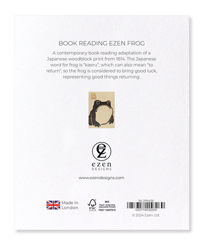 Ezen - Book Reading Ezen Frog - Sticker Set