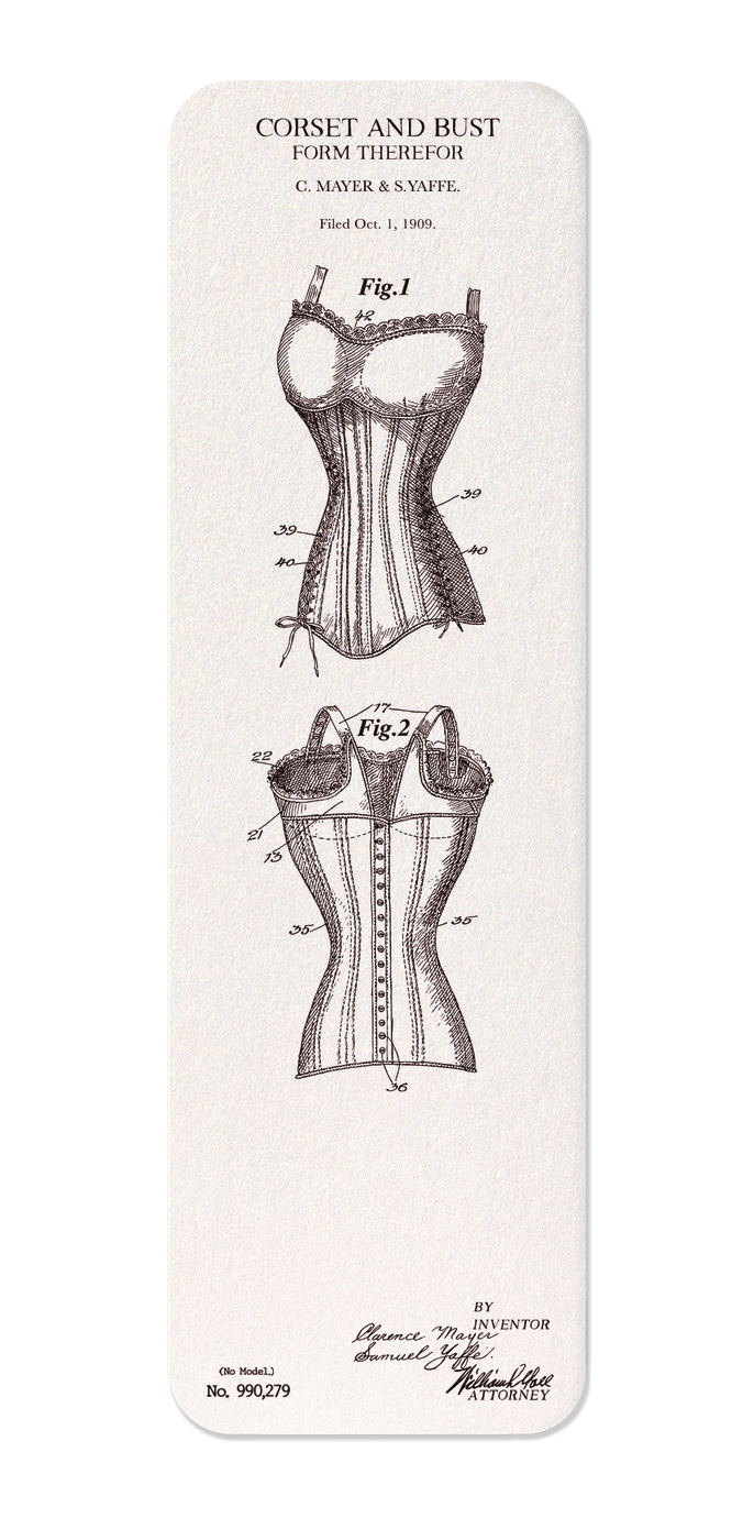 Ezen - BREVET DE CORSET ET DE BUSTE (1911) - Bookmark - Front