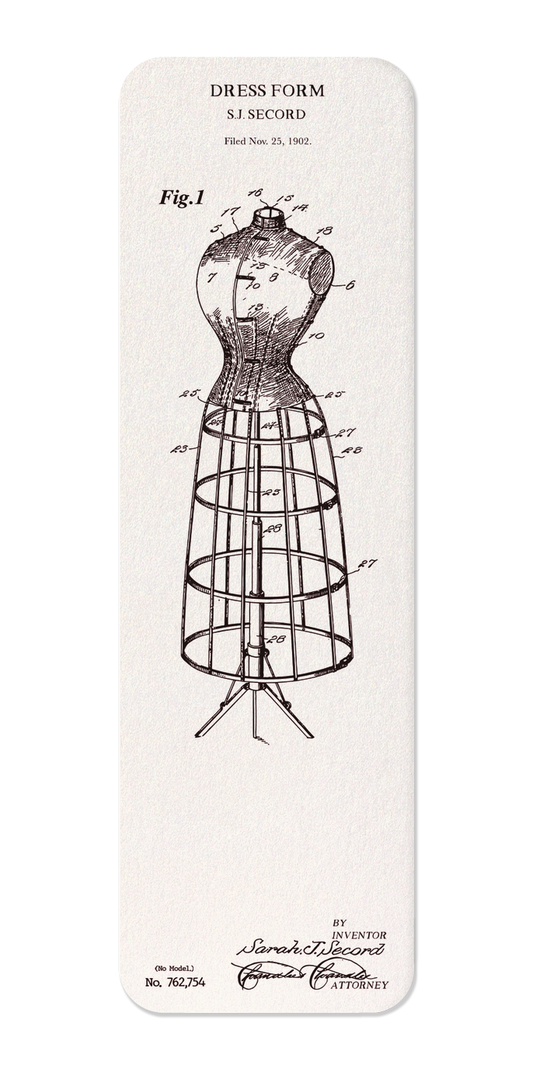 Ezen - BREVET DE MANNEQUIN DE COUTURE (1904) - Bookmark - Front