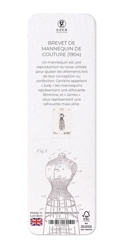 Ezen - BREVET DE MANNEQUIN DE COUTURE (1904) - Bookmark - Back